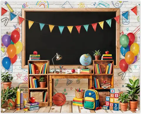 10x8ft Back to School Photography… — Photo 1