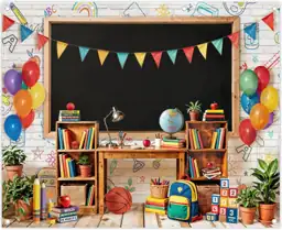 10x8ft Back to School Photography… — Photo 1