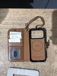 TUCCH Detachable 2-in-1 Case Wallet for iPhone 18 Pro/17 Pro, Dark ...
