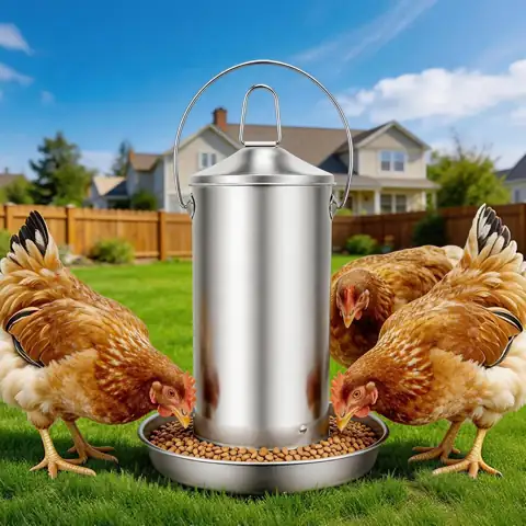 8.8 lb Stainless Steel Gravity-Fed… — Photo 1