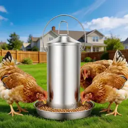 8.8 lb Stainless Steel Gravity-Fed… — Photo 1