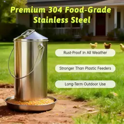 8.8 lb Stainless Steel Gravity-Fed… — Photo 2