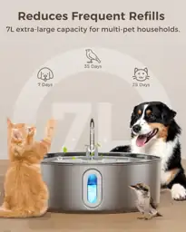 Smartoo 7L/236oz Stainless Steel Dog… — Photo 2