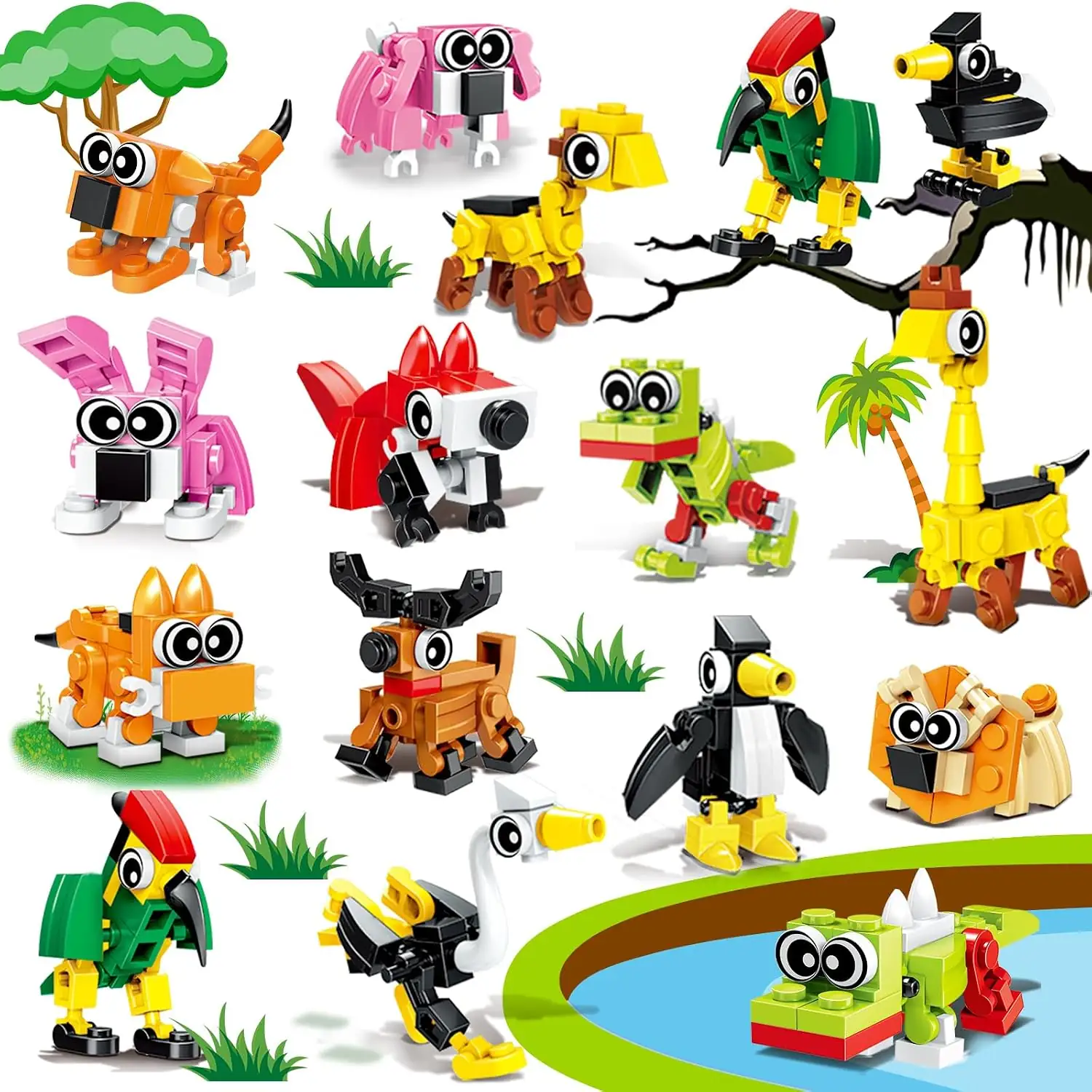 20PCS Mini Animal Building Blocks… — Photo 1
