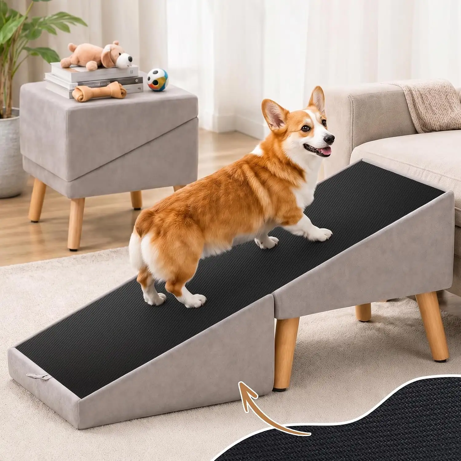 Ottoman Dog Ramp for Couch,… — Photo 1
