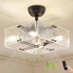 15.7 in. Indoor Black Ceiling… — Photo 1