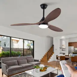 OKDNEG 42-Inch Ceiling Fan, 3… — Photo 2
