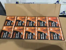 Heavy Duty 8 Mil Orange Nitrile Gloves, Diamond Textured Disposable ...