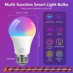 DAYBETTER A19 E26 Smart Light… — Photo 2