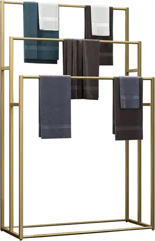 3-Tier Standing Towel Rack -… — Photo 1