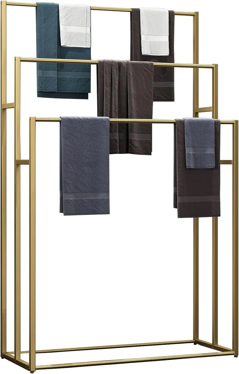 3-Tier Standing Towel Rack -… — Photo 1