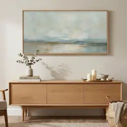 HLNIUC Sage Green Abstract Framed… — Photo 2