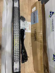 AUXTINGS 32in 270W LED Light Bar Triple Row Spot/Flood Work Light Kit ...