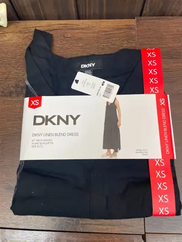 DKNY Linen Blend Dress — Photo 1
