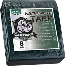 CARTMAN 20x40Ft Multipurpose Waterproof Poly… — Photo 1