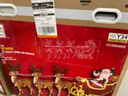 9 ft. Giant-Sized LED Santa's… — Photo 4