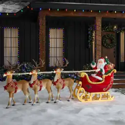 9 ft. Giant-Sized LED Santa's… — Photo 2