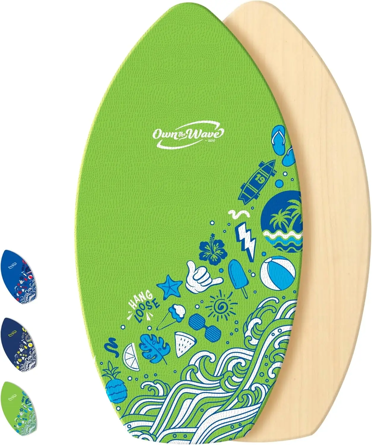 BPS 'Hang Loose' Wooden Skimboard… — Photo 1