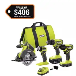 ONE+ 18V Cordless 4-Tool Combo… — Photo 1