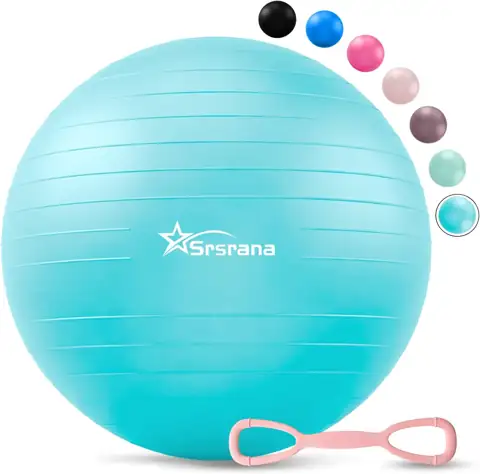 Anti-Burst Exercise Ball for Pilates,… — Photo 1