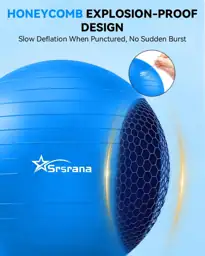 Anti-Burst Exercise Ball for Pilates,… — Photo 2