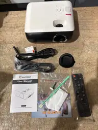 HAPPRUN Native 1080P Bluetooth Projector… — Photo 3