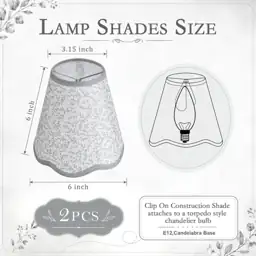 VIHOSE 2 Pcs Small Scalloped… — Photo 2