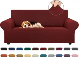 KEKUOU Stretch Loveseat Couch Cover,… — Photo 1