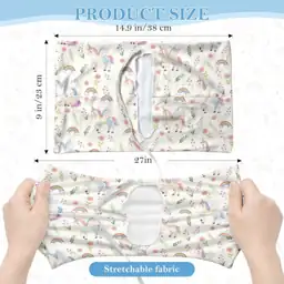 6 Pack Stretchable Book Covers,… — Photo 2