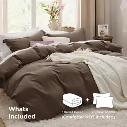 Bedsure Prewashed Duvet Cover Queen,… — Photo 2