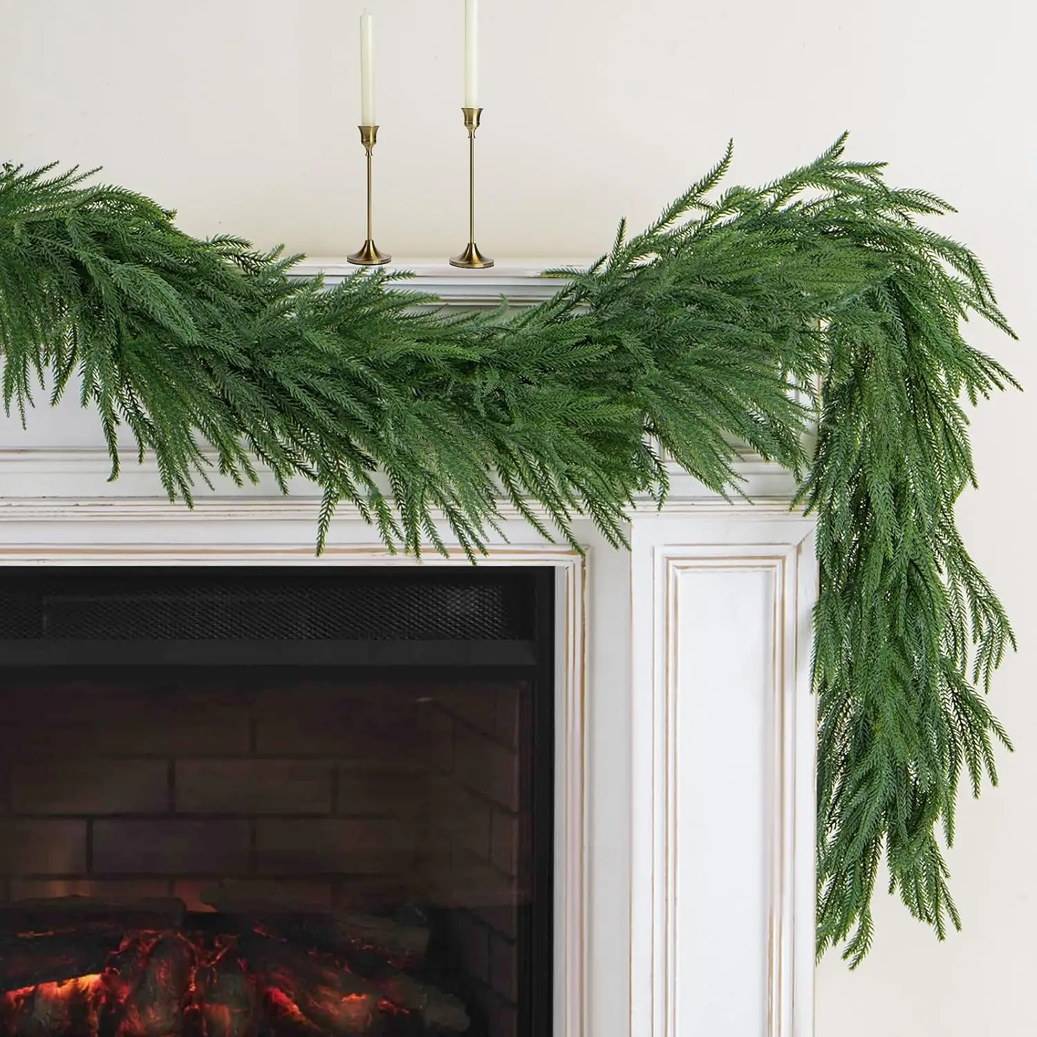 Artificial Norfolk Pine Garland, 9… — Photo 1