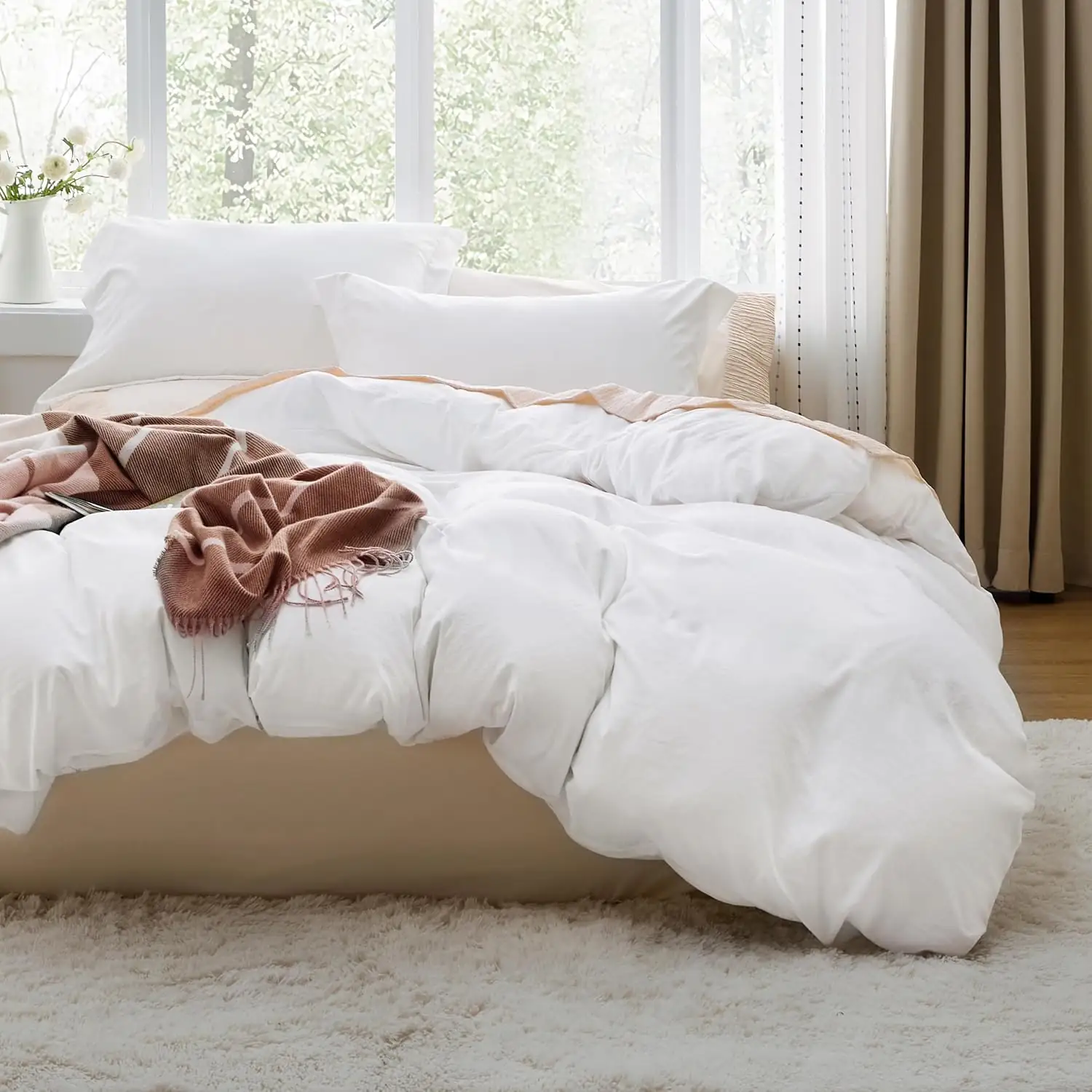 Bedsure Prewashed Duvet Cover King,… — Photo 1