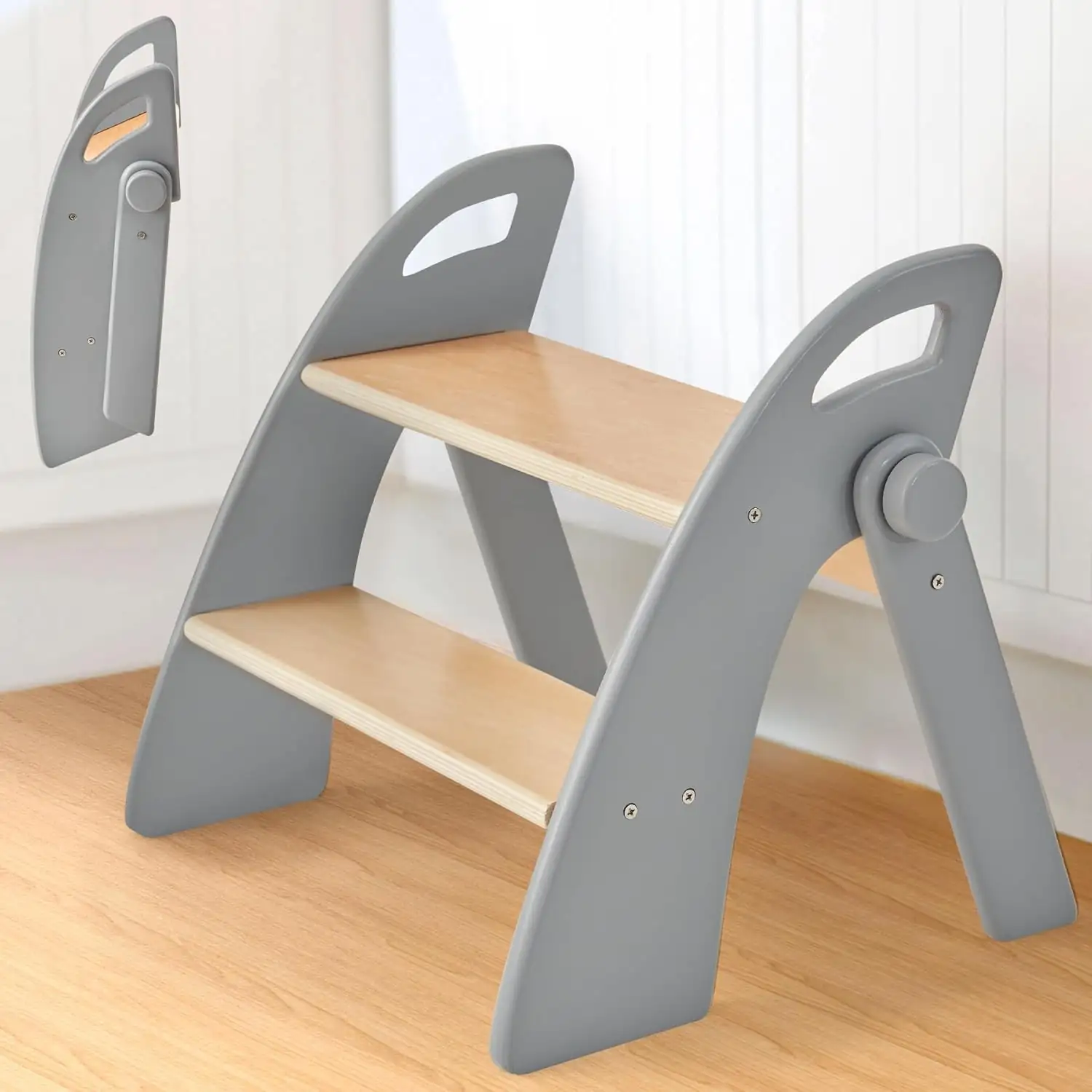 Grizzly Wooden 2-Step Stool for… — Photo 1