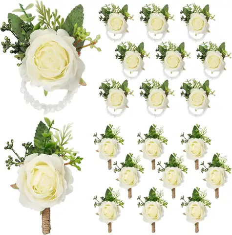 20 Pcs Rose Corsage and… — Photo 1