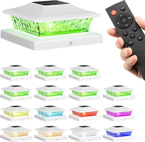 4x4 Post Solar Lights Color… — Photo 1