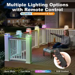 4x4 Post Solar Lights Color… — Photo 2