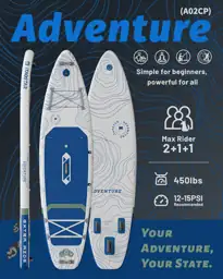 Adventure-Your Adventure,Your State,12' 35/39 Paddle… — Photo 2