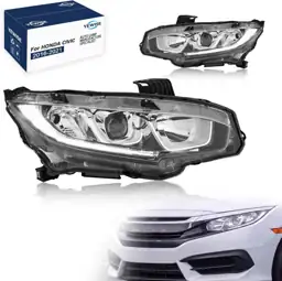 Pair Headlight Assembly Fit for… — Photo 1