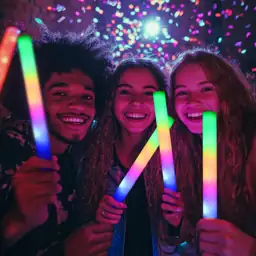 204Pcs Foam Glow Sticks Bulk… — Photo 2