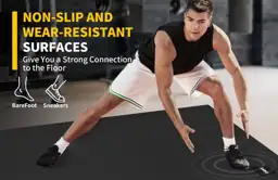 CAMBIVO 8'x6'/7'x5'/6'x4' Large Exercise Mat… — Photo 2