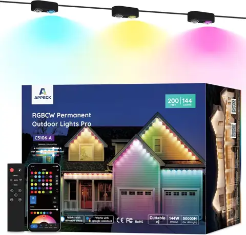 Permanent Outdoor Lights Pro, 200ft… — Photo 1