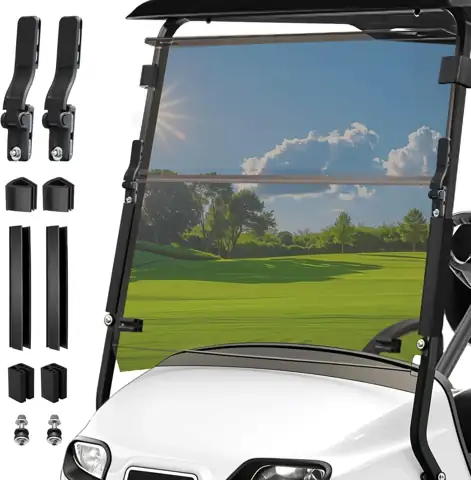 5MM PC Golf Cart Windshield… — Photo 1