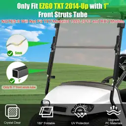 5MM PC Golf Cart Windshield… — Photo 2