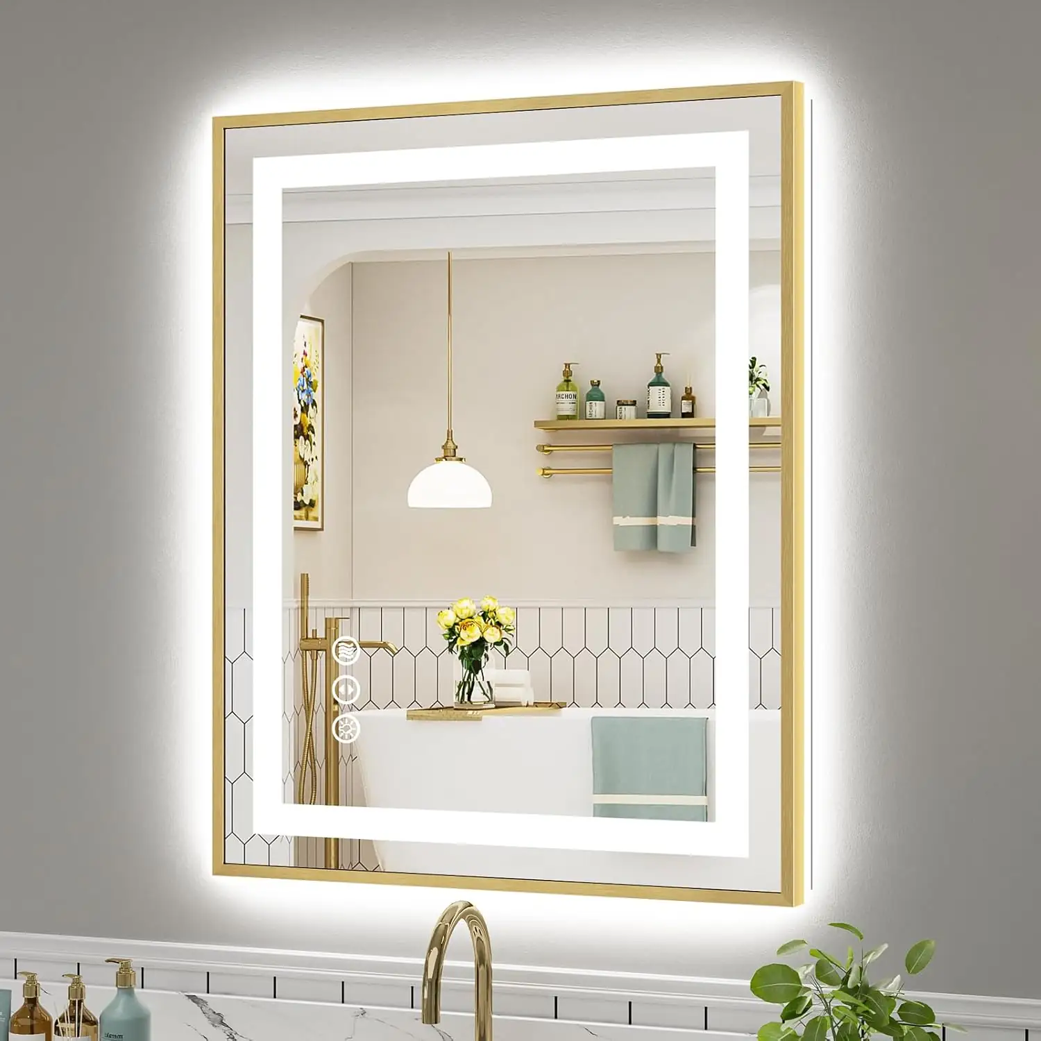 28x36 Inch LED Bathroom Mirror… — Photo 1