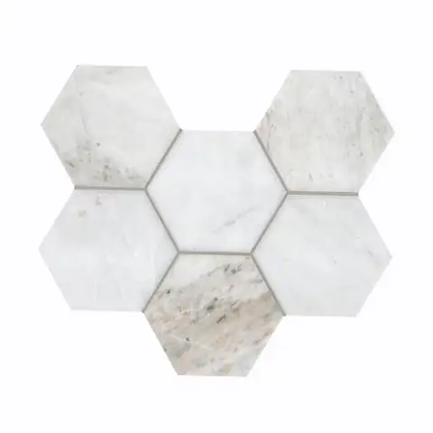 Arabescato Venato 5 in. Hexagon… — Photo 1