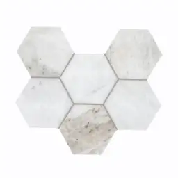 Arabescato Venato 5 in. Hexagon… — Photo 1