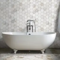 Arabescato Venato 5 in. Hexagon… — Photo 2
