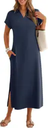 MEROKEETY Women's Summer Casual V… — Photo 1