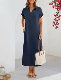MEROKEETY Women's Summer Casual V… — Photo 2