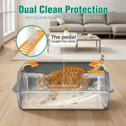 ORELEY 2-Pack Stainless Steel Litter… — Photo 2